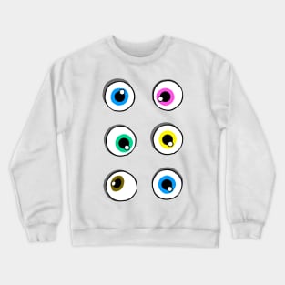 my eyes are up here Crewneck Sweatshirt